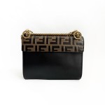 Fendi Kan I Chain Bag in FF Embossed Leather